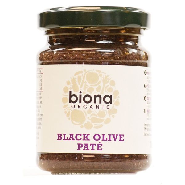 Biona Organic Black Olive Pate 120g (Pack of 5)