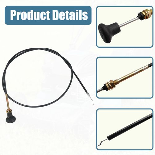 054-8017-00 Choke Cable 290-610 Fits Bad Boy Mowers CZT, CZT Elite, Compact Outlaw, MZ, MZ Magnum, Maverick, Outlaw XP, ZT and ZT Elite Zero-Turn Lawn Mowers