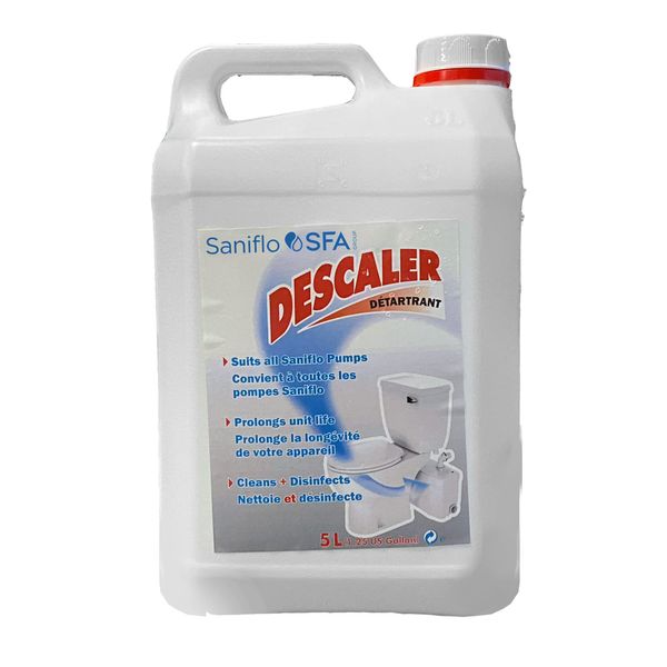 SANIFLO Descaler - Phosphoric Acid - Septic Tank Safe - 5 Liters