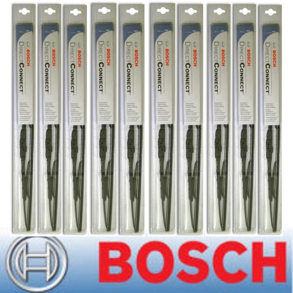 10 Pack Bosch Direct Connect Wiper Blade's Size 24 inch
