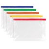 Tiger clear multi purpose zip lock zippy bag A3 size - single bag - assorted colours