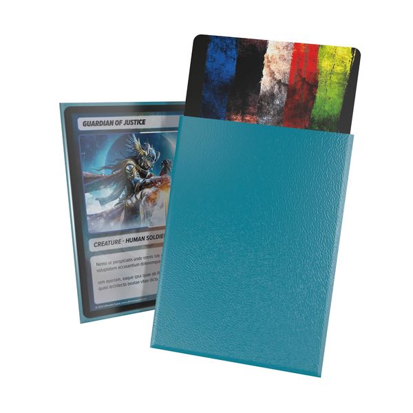 Ultimate Guard Cortex Outer Card Sleeves, 100 Standard Size TCG Sleeves, 66 x 91mm, Petrol Back, Matte Finish, No PVC & Acid-Free, High Clarity