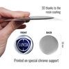 Lancia 21259 Official 3D Sticker Logo 58 mm