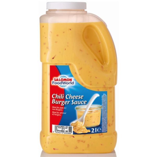 n.v. Salomon Chili Cheese Burger Sauce Pikante Würzsauce mit Chili 2000ml