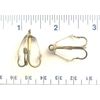 25 Gerry's Tackle 2X Strength Bronze Weedless Treble Hooks Size 6