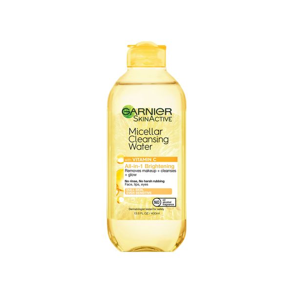 Garnier Micellar Water with Vitamin C Facial Clea Remover 1 x 13.5 Fl Oz (400mL) (packaging may vary)