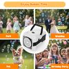 PANACARE Upgrade Portable Soap Bubble Machine, Automatic Soap Bubble Machine 20000+ Bubbles/Minute with Soap Bubble Solution, Kids Soap Bubble Machine Wedding/Easter/Party Gift