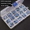 Taiss 15 Values 100-2M Ohm Variable Resistor Potentiometer 6mm Potentiometer Assortment Kit with Transparent Plastic Box