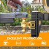 2" Receiver 6" Drop Hitch Trailer Hitch with Hook Adjustable 17000LBS Tri-Ball