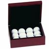 Matte Finish Rosewood Golf Ball Box, Keepsake Box