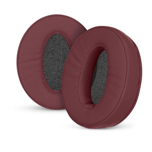 Replacement Earpads for Sennheiser HD 4.50, HD 350BT, HD 4.40BT, HD 4.50BT, HD 4.50BTNC, HD 450BT. Soft PU Leather, Extra Comfort & Durability - Dark Red, by Brainwavz