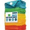 20pcs Microfiber Cleaning Cloths – Absorbent Rags for Kitchen & Bathroom - NEW