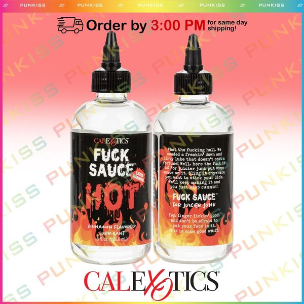 F**k Sauce HOT Warming Water Based Lubricant💋Cinnamon Flavored Edible Sex Lube