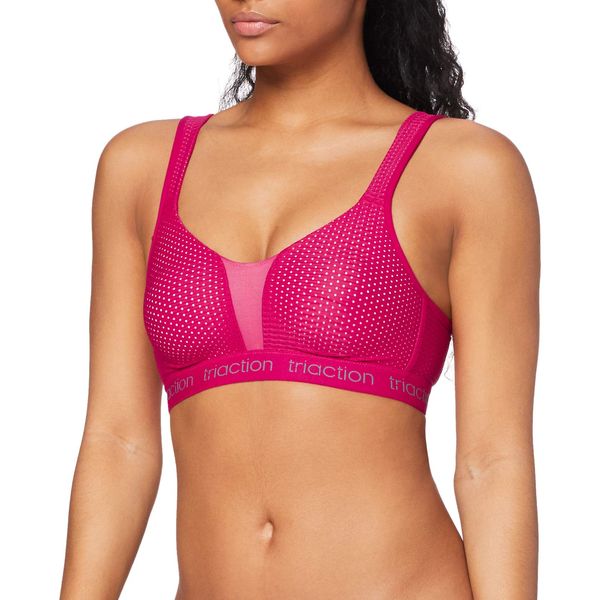 Triumph Damen Triaction Energy Lite N EX Sports bra non-wired, CERISE, 75C