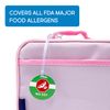InchBug Personalized 2 Pack Allergy Circle Kids Bag Tags (General Allergy Alert)