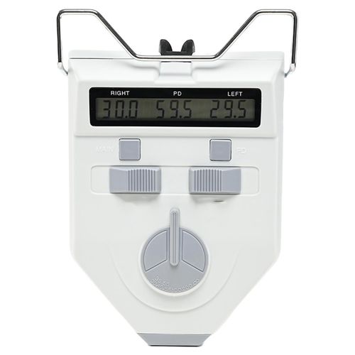 Optical Digital Pupilometer, PD Meter Interpupillary Distance Measuring Tool with LCD Display, Pupillary Distance Meter 45-82mm Optometry Tool with Memory Function