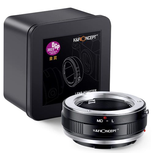 K&F Concept Lens Mount Adapter MD-L Manual Focus Compatible with Minolta Rokkor (SR/MD/MC) Lenses to L-Mount Camera Body