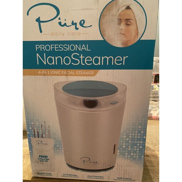 Pure Daily Care Professional NanoSteamer Cool Mist and Hot Steam Facial Steamer