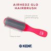 Kent AirHedz Glo Half Radial Brush Raspberry