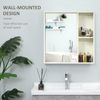 Medicine Cabinet with Mirror, Storage Shelf, for Bathroom, White