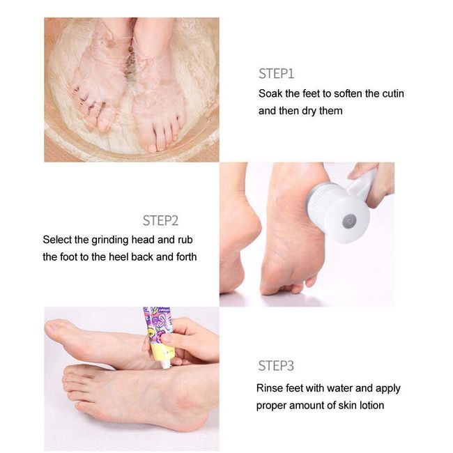 Electric Automatic Foot Pedicure Grinder Remover Dead Skin Remover