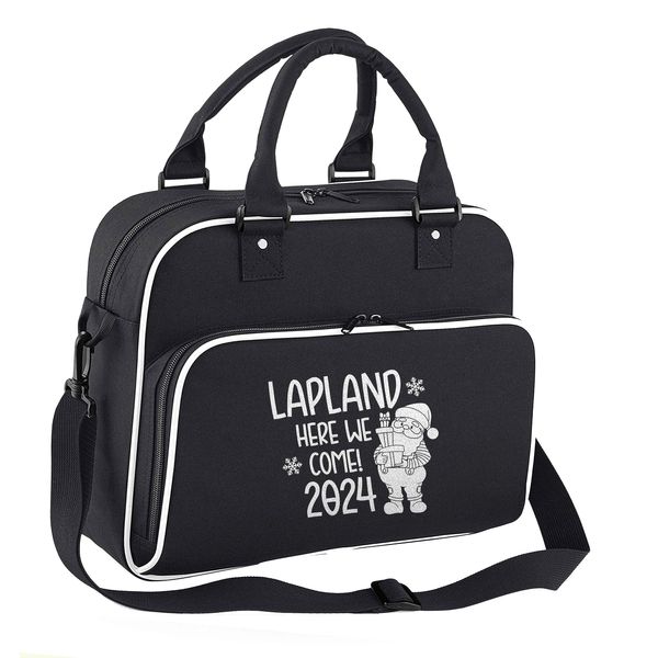 Flox Creative Black and White Junior Dance Bag Custom Lapland Here We Come