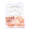 Chazcool 110pcs Dent Pulling Puller Rings, Triangle OT Round Dent Pulling Puller Rings, Car Dent Puller Kit for Car Body Welding Repair Tool Set