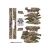 Decal Grip for Glock 19 Gen 4 (Cryptic Camo - Camo Colors)