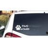 Paws On Board VAN CAR DECAL STICKER