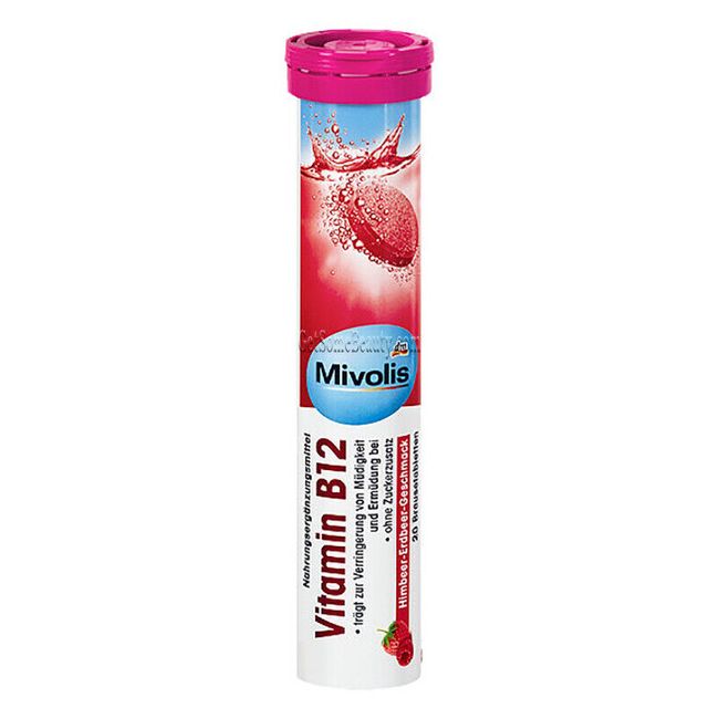 MIVOLIS dissolvable vitamins: VITAMIN B12 ( 20pc) FREE SHIPPING