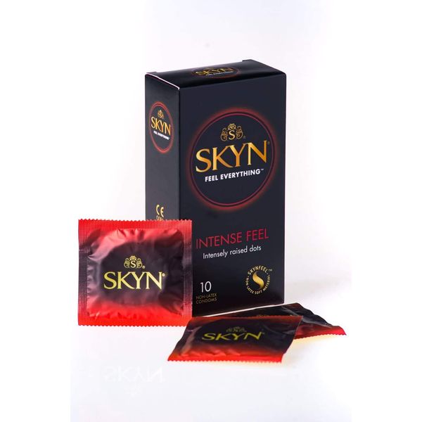 SKYN® Intense Feel Non-Latex Condoms, Pack of 10 x 2