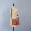 Paper High Medium Brown Leather Satchel | Handmade & Fair Trade