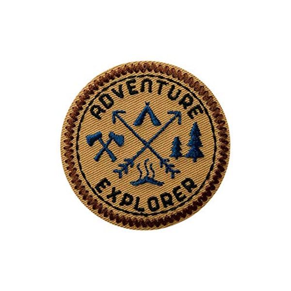 Mono-Quick Adventure Explorer Iron-On Patch 5.3 cm