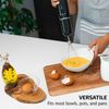 Ovente Immersion Hand Blender Set with 3 Premium Attachments Black HS565B