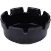 Black Plastic Ashtrays 2 pack