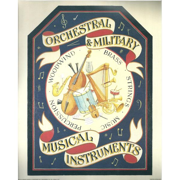 Orchestral and Military Musical Instruments print