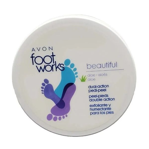AVON Foot Works PEDI-PEEL Aloe Dual Action 22 Pads - SEALED - Fast shipping