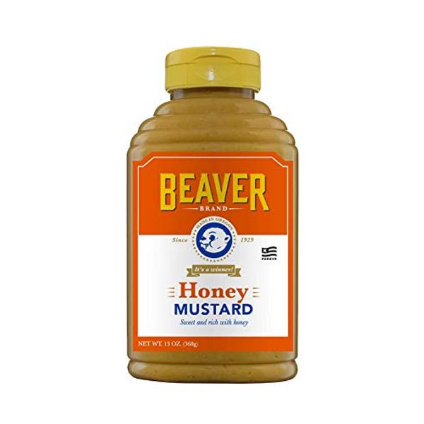 Beaver Sweet Honey Mustard, 13 Ounce Squeeze Bottle