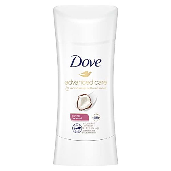Dove Antiperspirant Deodorant with 48 Hour Protection Caring Coconut Deodorant for Women 2.6 oz