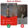 6Pcs Stud Extractor Drill Bit Set, Broken Screw Remover, Stripped Screw Extractor, Damaged Bolt Extractor, Fastener Removal Bit with Storage Box, Screw Extraction Tool for Thread Broken Stud