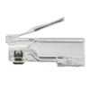 Tripp Lite Ca6 RJ45 Pass-Through UTP Modular Plug 100 Pack (N232-100-UTP)