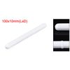 Magnetic Stir Bar Rod 100mm(4")x10mm with Ring Shape PTFE Coating White