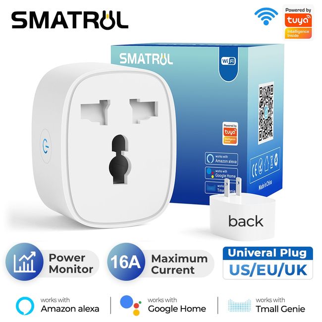 16A Smart-Socket Outlet Smart swith Wifi Tuya-App Wireless-Plug Google Home  for air-conditioner