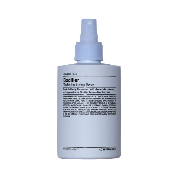 J Beverly Hills Blue Bodifier Thickening Spray with Vitamin B5 For Boosting Fine Hair, 8 Oz