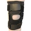 Hinged Knee Brace Adjustable Wraparound Open Patella Support Neoprene (Medium)