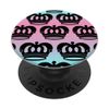 Queens Royal Crown Princess Crown Pattern Colorful Crown PopSockets Swappable PopGrip