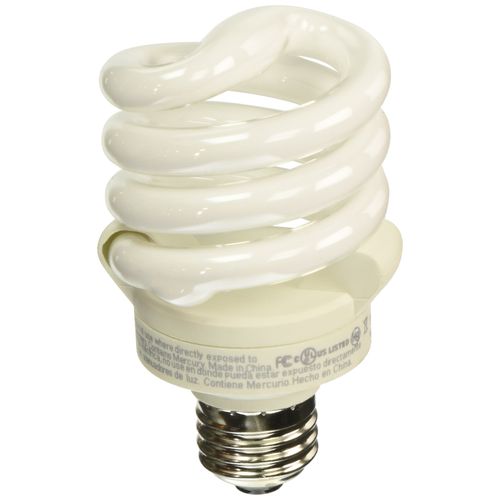 TCP 4891850k CFL Pro A - Lamp - 75 Watt Equivalent (18W) Daylight (5000K) Full Spring Lamp Light Bulb