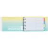 Maruman FM310A-97A Loose Leaf Binder Session Mini Size 5 Hole Gradient Lemon Soda