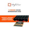 Perfec - PerfecCase 5-Finger Cigar Humidifier Case, Virtually Airtight Cigar Case