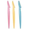 Eyebrow Razor, Exfoliating Tool, (3 pack) Face Body Neck Women's Dermaplaning Kit, Fine Hair Shaver, Razors Women, Trimmer, Brow Removal Blade, Peach Fuzz Remover by TradeProvider®